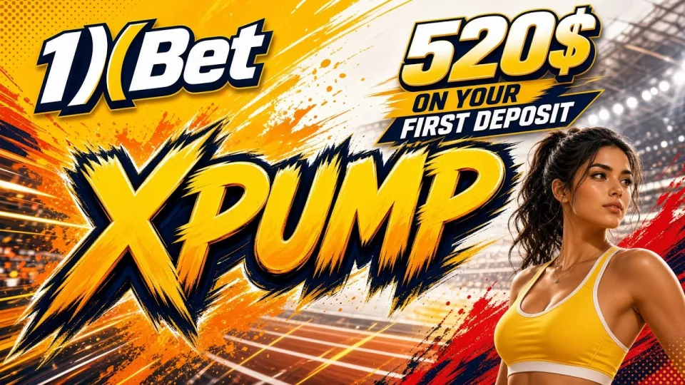 1XBET Promo Code XPUMP Gets You a $520 First Deposit Bonus When Entered Correctly